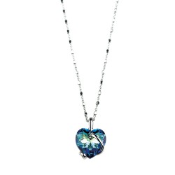 Heart Collection - Blue Pendant Small