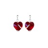 Heart Collection -  Light Siam Small Earrings