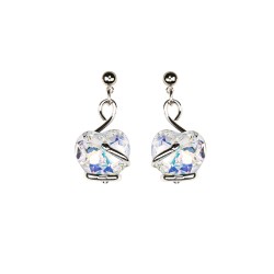 Heart Collection - Crystal Small Earrings