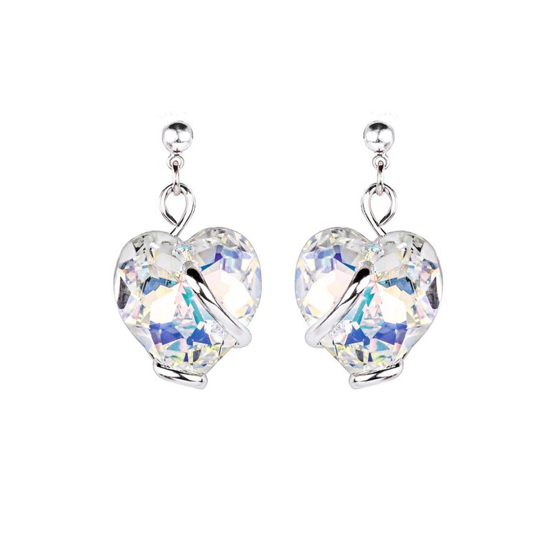 Heart Collection - Crystal Earrings